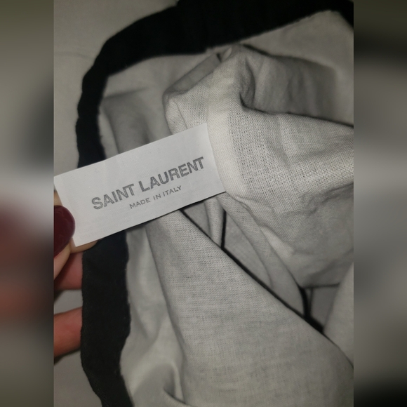 Last CALL Saint Laurent YSL Black Dustbag Perfect for Yves Saint Laurent WOC - Picture 8 of 8